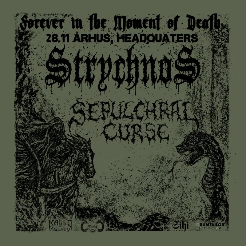 Strychnos + Sepulchral Curse – koncert på HeadQuarters i Aarhus